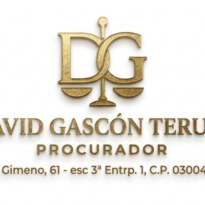 David Gascón Teruel, procurador en Alicante